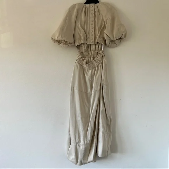 AJE Euphoria Cut Out Dress Stone • Size 8 • RRP $625 - Picture 13 of 16